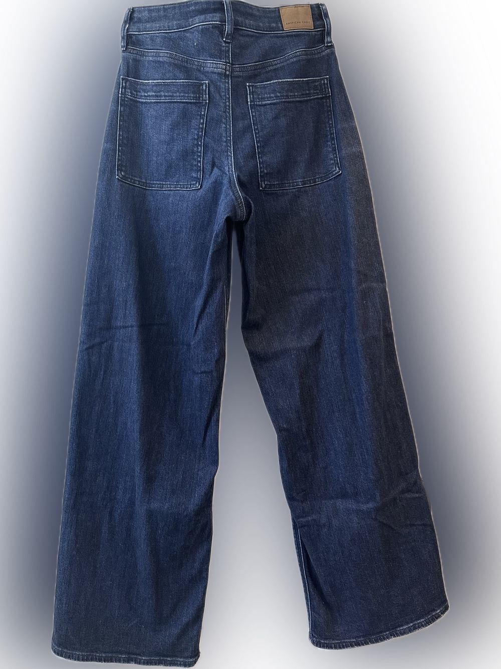 AE Super High-Waisted Baggy Wide-Leg Jean - Picture 7 of 9